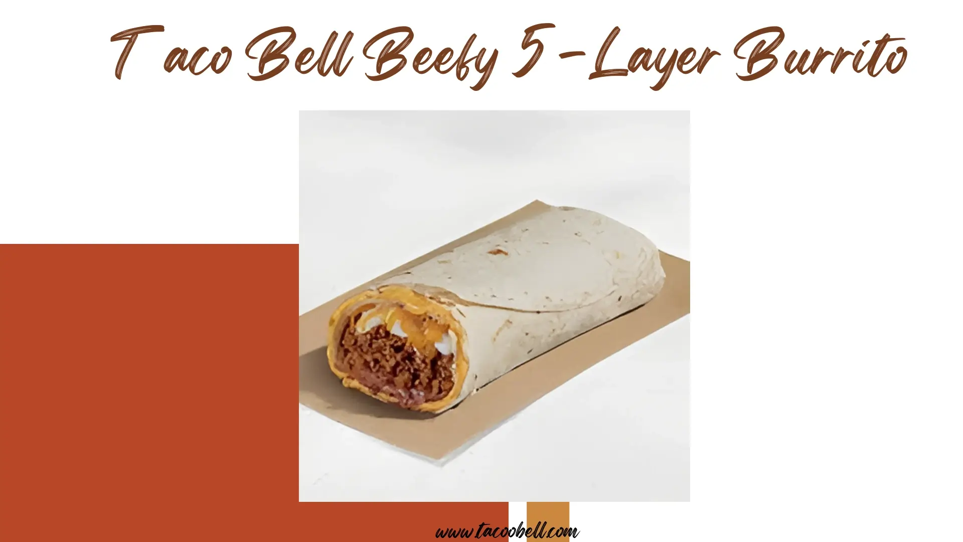 Taco Bell Beefy 5-Layer Burrito