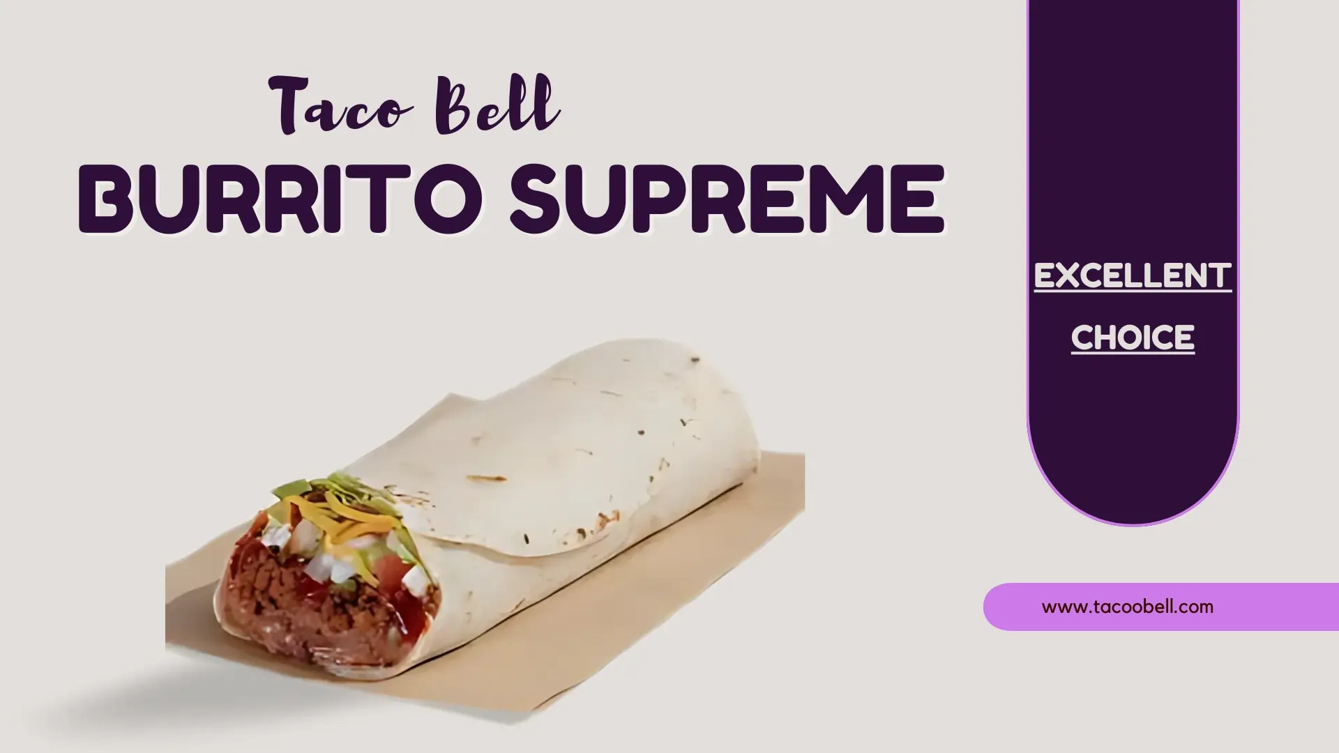 Taco Bell Burrito Supreme
