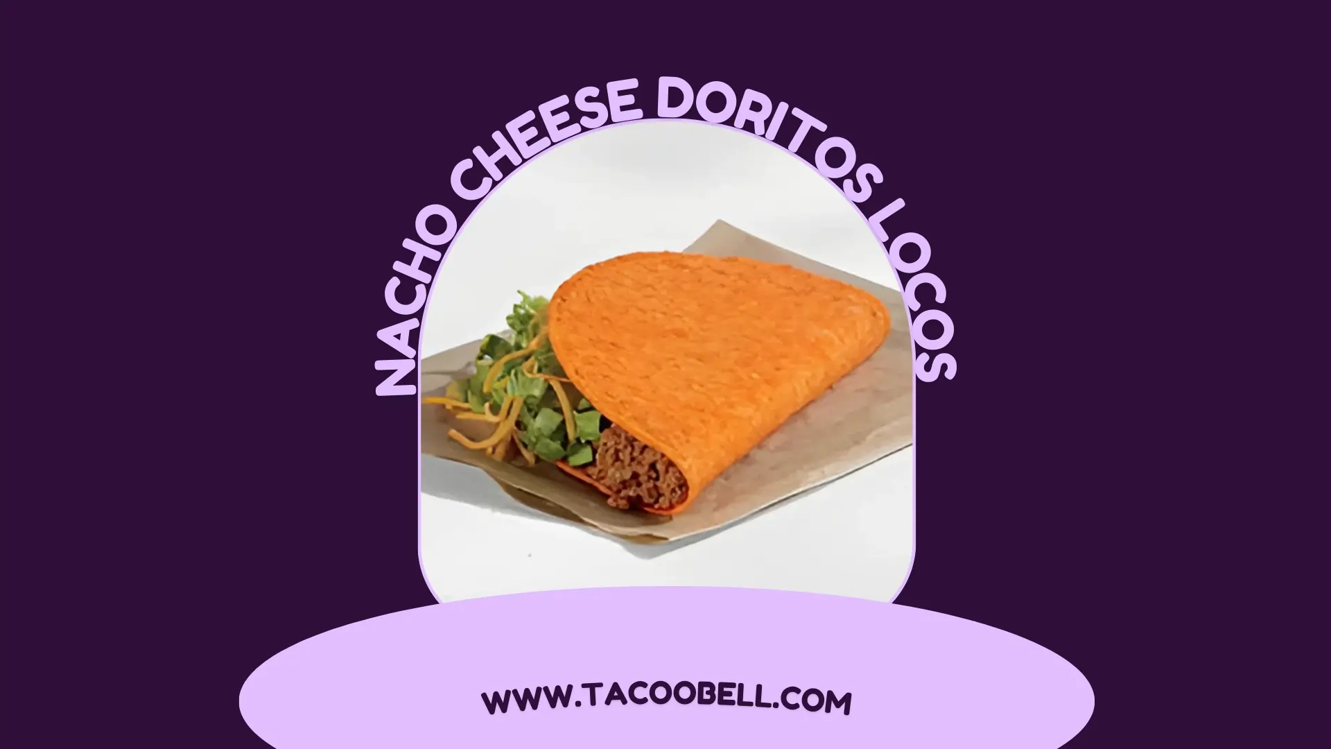 Taco Bell Nacho Cheese Doritos Locos Tacos