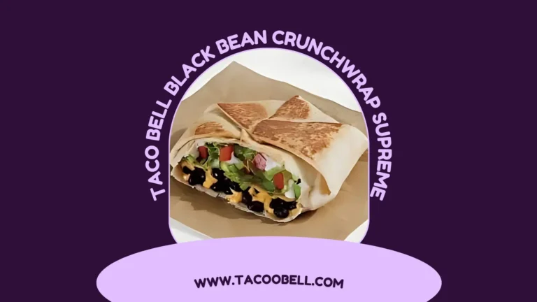 Taco Bell Black Bean Crunchwrap Supreme